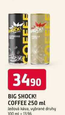 Trefa Big shock! coffee 250 ml nabídka