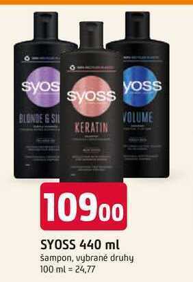 Trefa Syoss 440 ml šampon, vybrané druhy nabídka