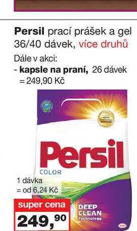 Barvy a laky drogerie Persil prací prášek a gel 36/40 dávek nabídka