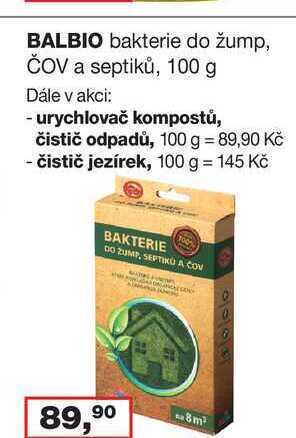 Barvy a laky drogerie Balbio bakterie do žump, čov a septiků, 100 g nabídka