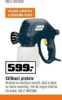 OBI Stříkací pistole nabídka