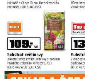 OBI Substrát květinový nabídka