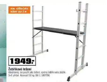 OBI Žebříkové lešení nabídka