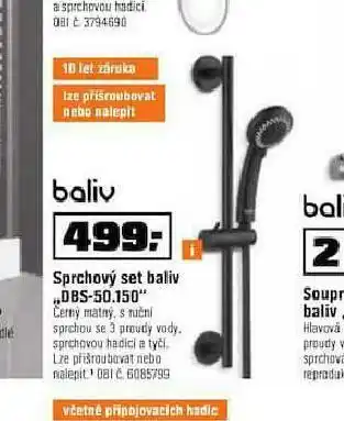 OBI Sprchový set baliv nabídka