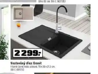 OBI Vestavěný dřez nabídka