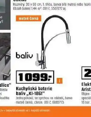 Kuchyňská baterie