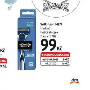 dm drogerie Wilkinson men holicí strojek nabídka