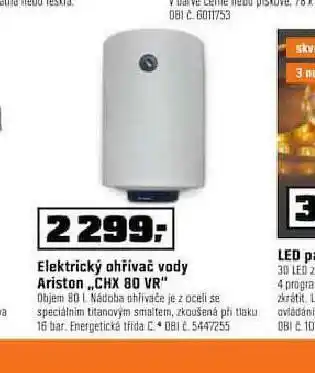 OBI Elektrický ohřívač vody nabídka