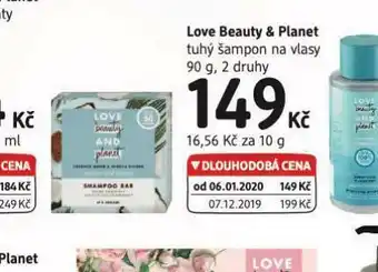 dm drogerie Love beauty &amp; planet šampon nabídka