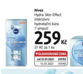 dm drogerie Nivea hydratační kúra nabídka