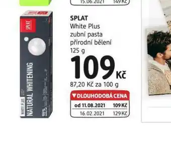 dm drogerie Splat zubní pasta nabídka