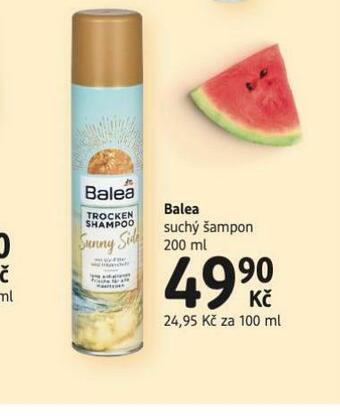 dm drogerie Balea suchý šampon nabídka