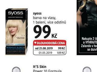 dm drogerie Syoss barva na vlasy nabídka
