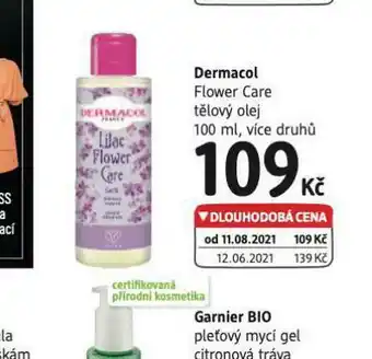 dm drogerie Dermacol tělový olej nabídka