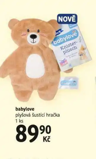 dm drogerie Babylove plyšová šustící hračka nabídka