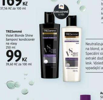 dm drogerie Tresemmé šampon, kondicioner nabídka