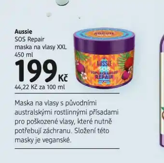 dm drogerie Aussie sos repair maska na vlasy xxl nabídka