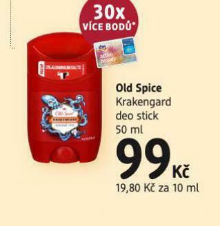 dm drogerie Old spice deo stick nabídka