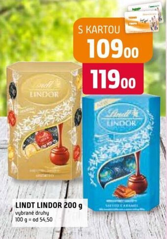 Trefa LINDT LINDOR 200 g nabídka