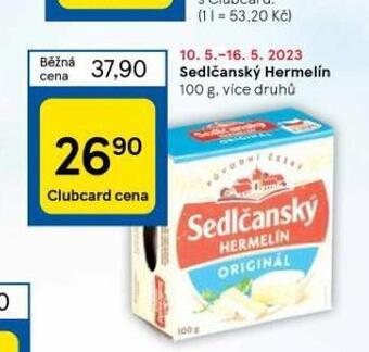 Tesco Sedlčanský hermelín nabídka
