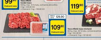 Tesco Mleté maso míchané nabídka