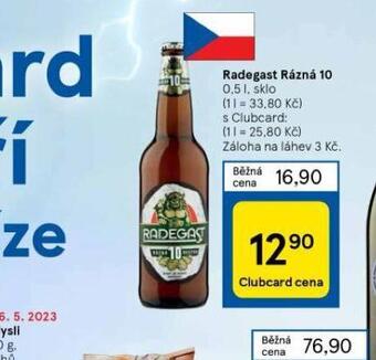 Tesco Pivo radegast rázná 10 nabídka