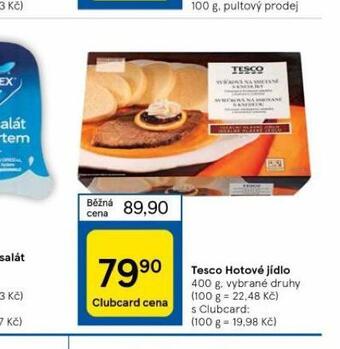 Tesco Tesco hotové jídlo nabídka