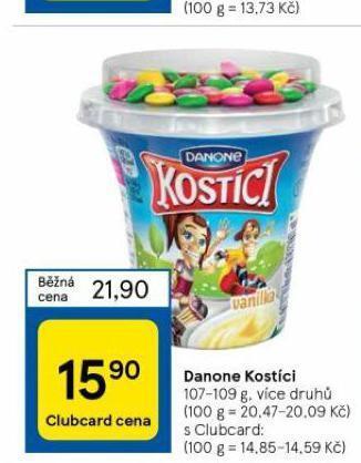 Tesco Danone kostíci nabídka