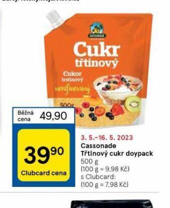 Tesco Třtinový cukr nabídka