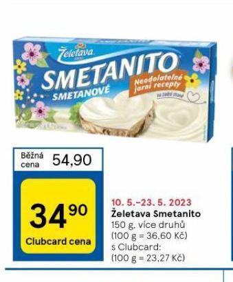 Tesco Želetava smetanito nabídka