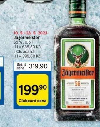 Tesco Jägermeister nabídka