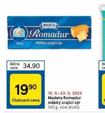 Madeta romadur měkký zrající sýr