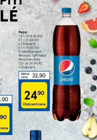 Tesco Pepsi, mirinda, 7up nabídka