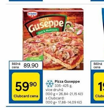 Tesco Pizza guseppe nabídka