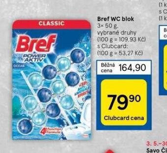 Tesco Bref wc blok nabídka