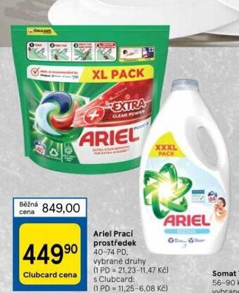 Tesco Ariel prací prostředek nabídka