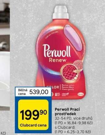 Tesco Perwoll speciální gel na praní nabídka