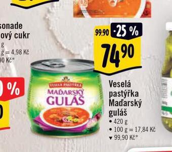Albert Veselá pastýřka maďarský guláš nabídka