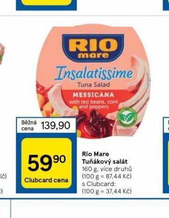 Tesco Rio mare tuňákový salát nabídka