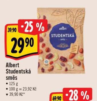 Albert Albert studentská směs nabídka