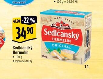 Albert Sedlčanský hermelín nabídka