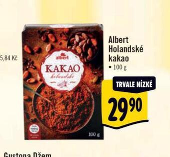 Albert Albert holandské kakao nabídka