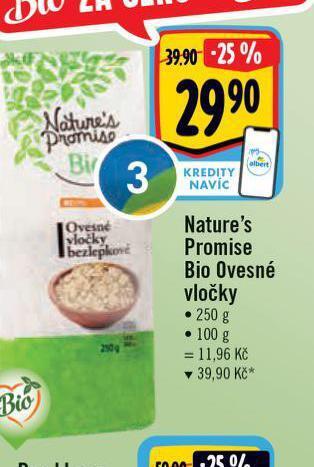 Bio ovesné vločky