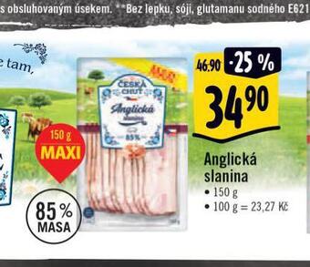 Albert Anglická slanina nabídka