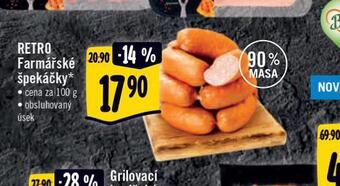 Albert Retro farmářské špekáčky nabídka