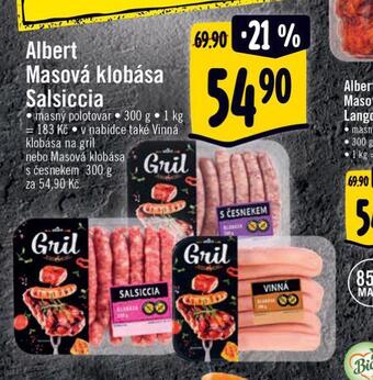 Albert masová klobása salsiccia