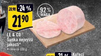 Albert Le & co šunka nejvyšší jakosti nabídka