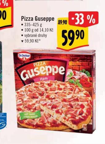 Albert Pizza guseppe nabídka