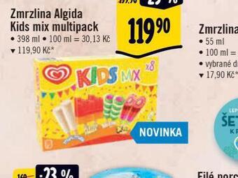 Zmrzlina algida kids mix multipack