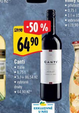 Albert Canti nabídka